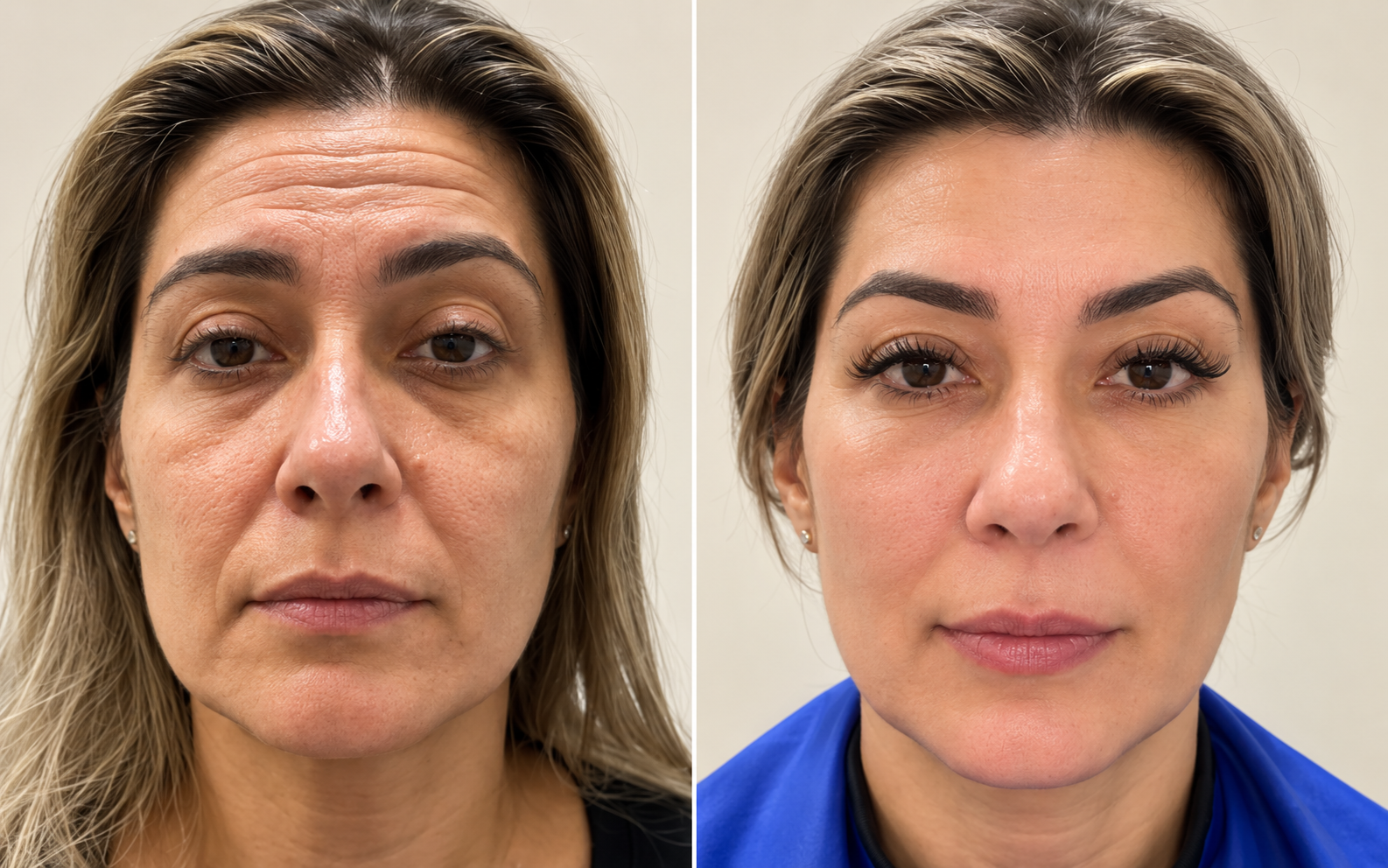 Fotografia de antes e depois 8, material fornecido pela New Face